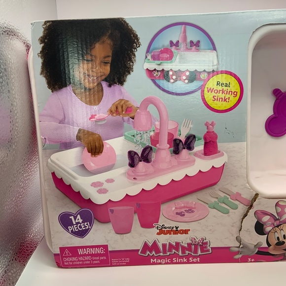 Disney Junior Minnie Mouse Magic Sink Set Learning Toy - Picture 2 of 14